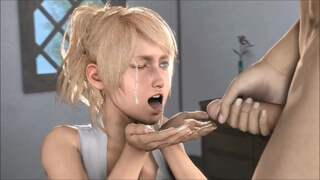 Нарисованные красотки из игры Final Fantasy занимаются сексом с чуваками и сосут их стволы