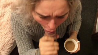 She Asked me to Add my CUM in her COFFEE...