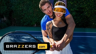 Brazzers - Gina Valentina Gets a Muscle Sprain & Xander Corvus Soothes her Pain with his Huge Cock