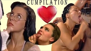 TOP CUMPILATION BLOWJOB Vintage celebrity pornstars finish blowjob cum mouth CUMSHOT COMPILATION