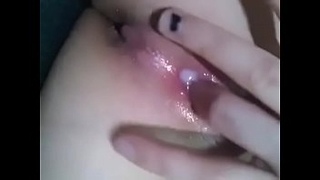 Very wet pussy fingering until cum!