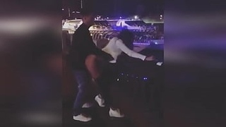 Russian sex porn on the Waterfront in Moscow / Fuck a young 18 year Old Russian whore in Moscow