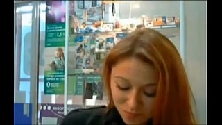 Russian Cam Girl at Work Masturbating - more @ InnocentTeenCams.Club