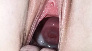 Cum in pussy after fisting