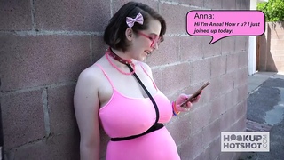 Huge tits teen slut Anna Blaze gets rammed hard by her date