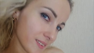 HER eyes are cold as ice, there is only passion behind her blue eyes... she will not let go of the cock until he cums in her mouth and on her face