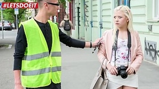 LETSDOEIT - Ukrainian Babe Anna Rey Fucks Abroad With Local Policeman