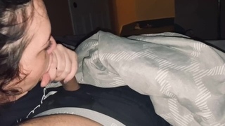 Roommates girlfriend wanted to get fucked so I gave her what she wanted after some sloppy toppy