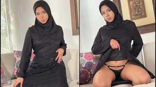Muslim Hijabi Teen Caught Watching Porn Gets Ass Fucked