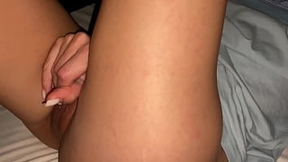 I was shooting a video for a guy, but it got on the Internet! Masturbation and a powerful orgasm of a girl in the first person