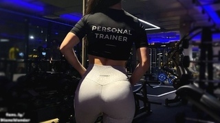 Pick Up Personal Coach With Bubble Ass And Rough Fuck At Home - Best Workout