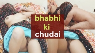 Desi Indian bhabhi in saree fucked