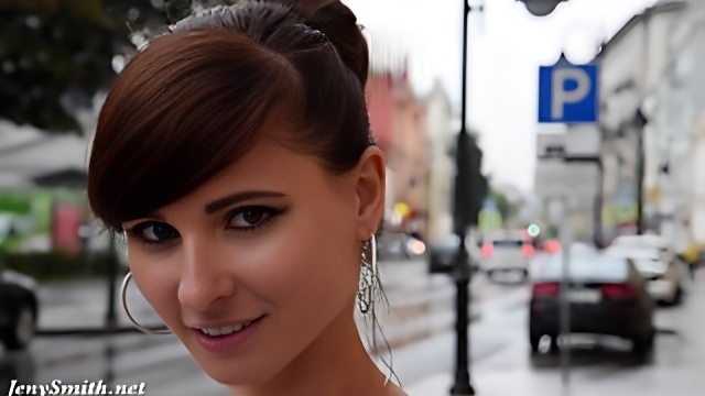 Девушки без трусиков на улице