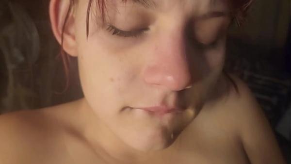 18 year old stepsis milking my cock while finger fucking her pussy