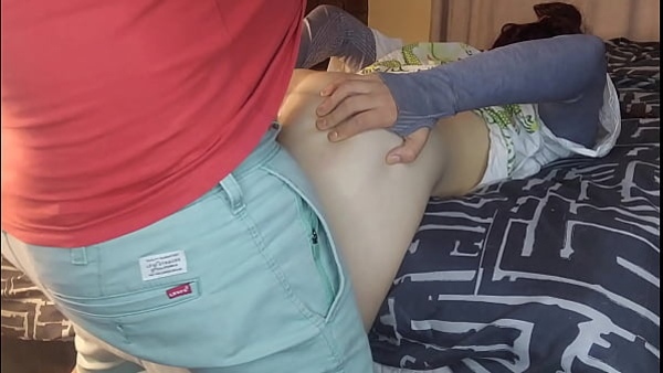 Dildo fucking my 18 year old stepdaughter while my wife is at the spa