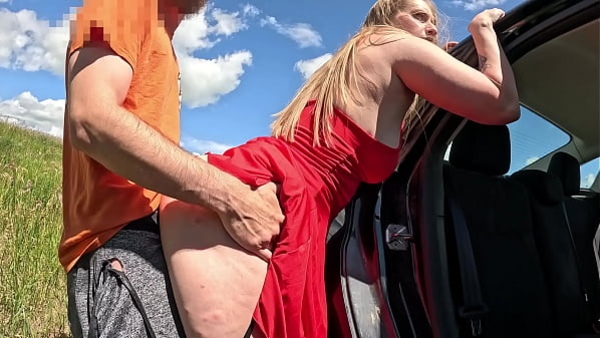 Step Sis asks for a ride and pays for it with her pussy