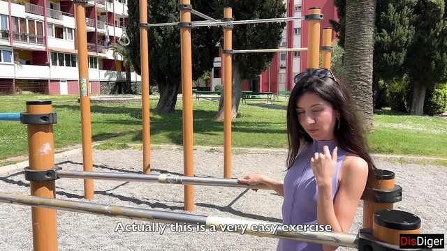 Cute Fitness Babe Shows Her Talents in Sports and Sex