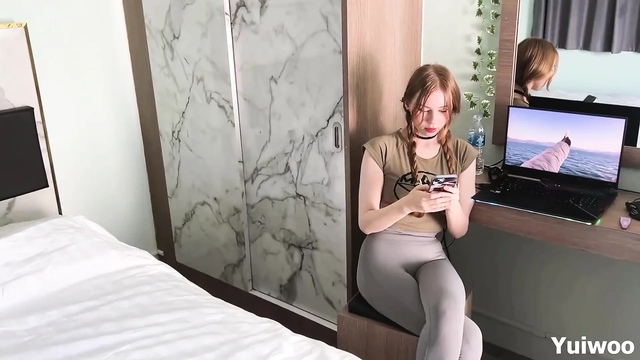 I made my Friend's Girlfriend suck to keep her secret