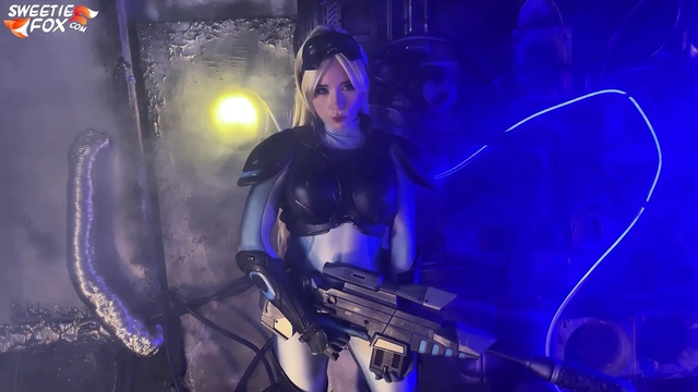 Horny Nova from Starcraft Sucks Cock and Swallows Cum