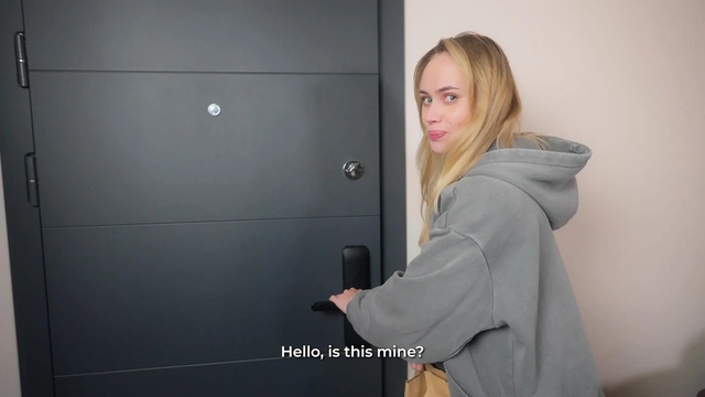 She ate my delivery... so I made her pay off her tight pink pussy