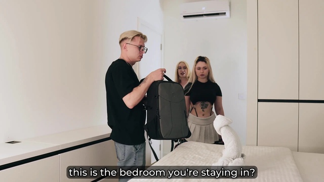 Hotel One Bed Taboo: Silent Step Mom Fucked By Step Son Mistaking Her For Flexible Step Sister!
