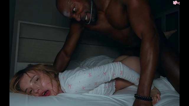 My Black Shadow Grabbed and Passionately Fucked My Hot Pussy Late at Night!