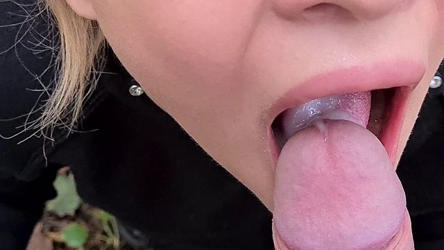 I sucked big dick in the forest out of fear